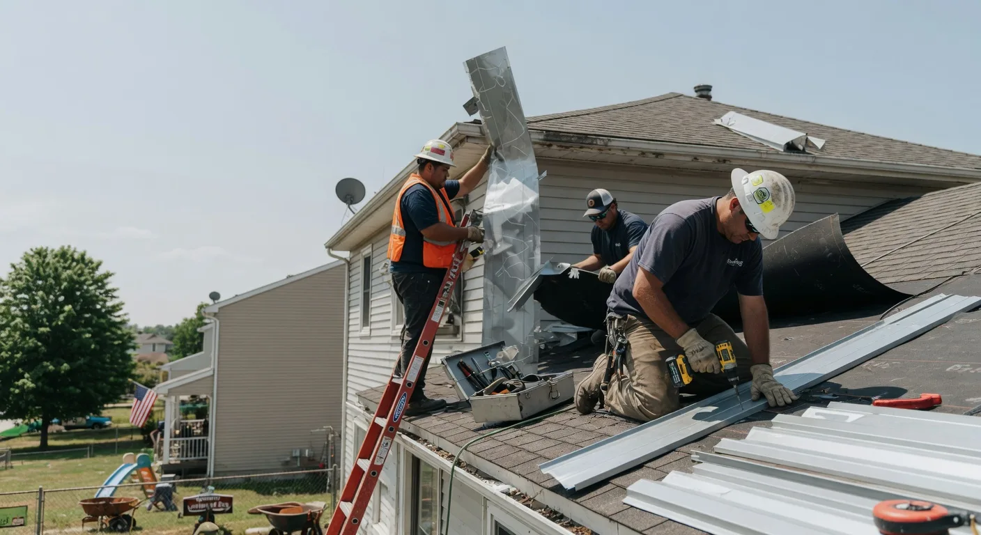 Storm Damage Metal Roof Repair in Marysvale, UT